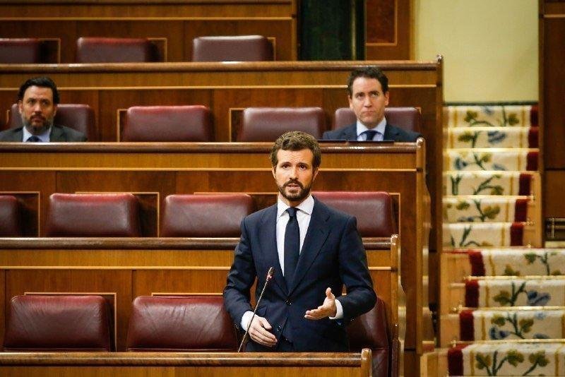  Pablo Casado en el Congreso de los Diputados. 
