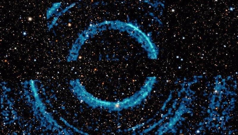 El telescopio Chandra ha captado estos anillos envolviendo un acugjero negro - X-RAY: NASA/CXC/U.WISC-MADISON/S. HEINZ ET AL