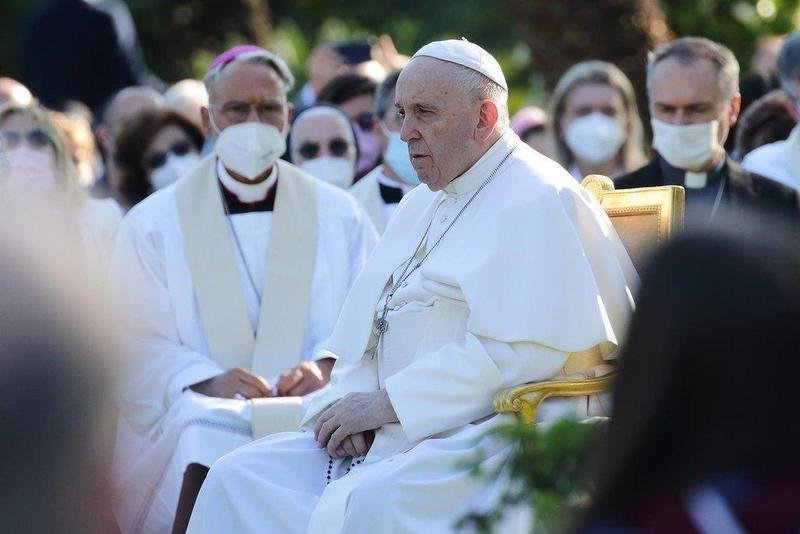  El Papa en el rezo del rosario - Evandro Inetti - Europa Press 