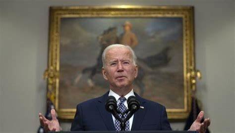  Joe Biden el 24 de agosto de 2021 en la Casa Blanca en Washington JIM WATSON AFP 