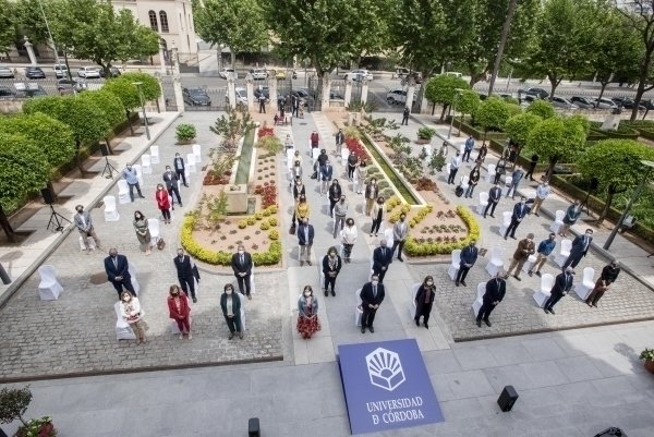  Imagen de la toma de posesión de los nuevos cargos de la Universidad de Córdoba 