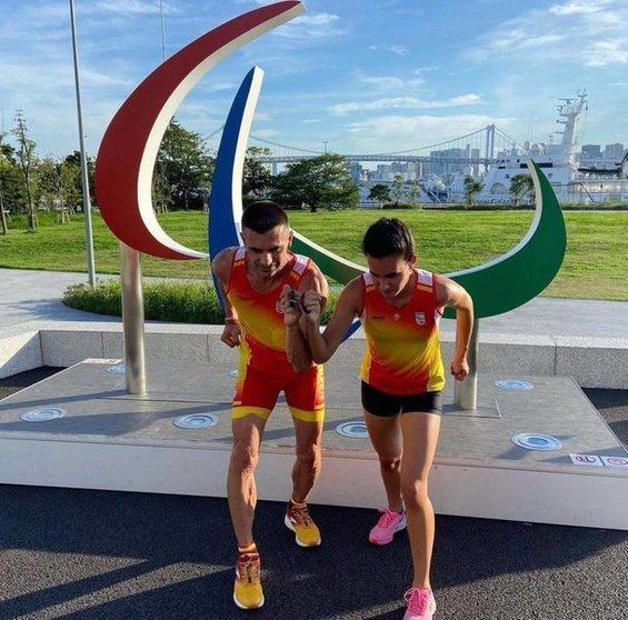  Alba García Falagán y su guía, en los Juegos Paralímpicos de Tokio 2020 - ONCE 