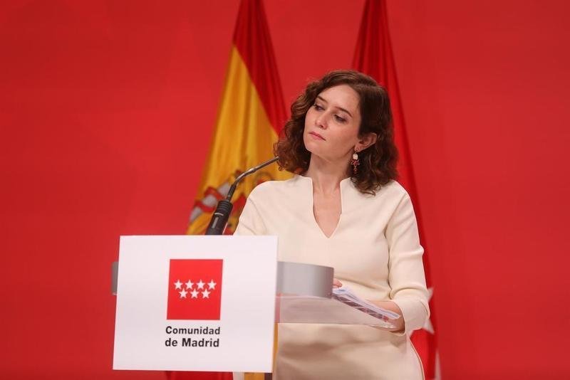 <p> La presidenta de la Comunidad, Isabel Díaz Ayuso </p>