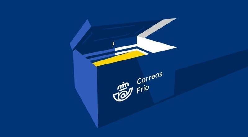 <p> Correos Frío-ilustración caja isoterma </p>