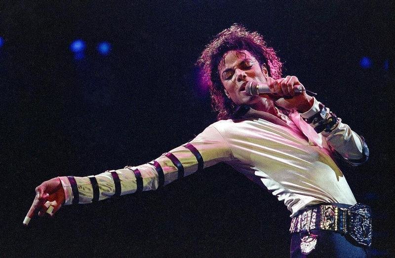 <p> Michael Jackson en concierto </p>