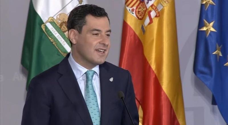 <p> El presidente de la Junta de Andalucía, Juanma Moreno. - JUNTA DE ANDALUCÍA </p>