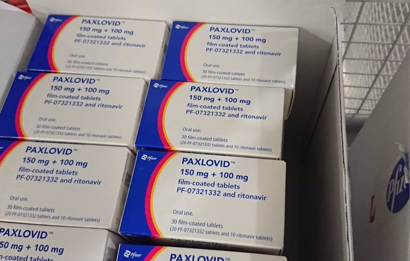 <p> Medicamento Paxlovid de Pfizer contra la Covid-19 - CEDIDO POR DELEGACIÓN DEL GOBIERNO EN CANARIAS </p>