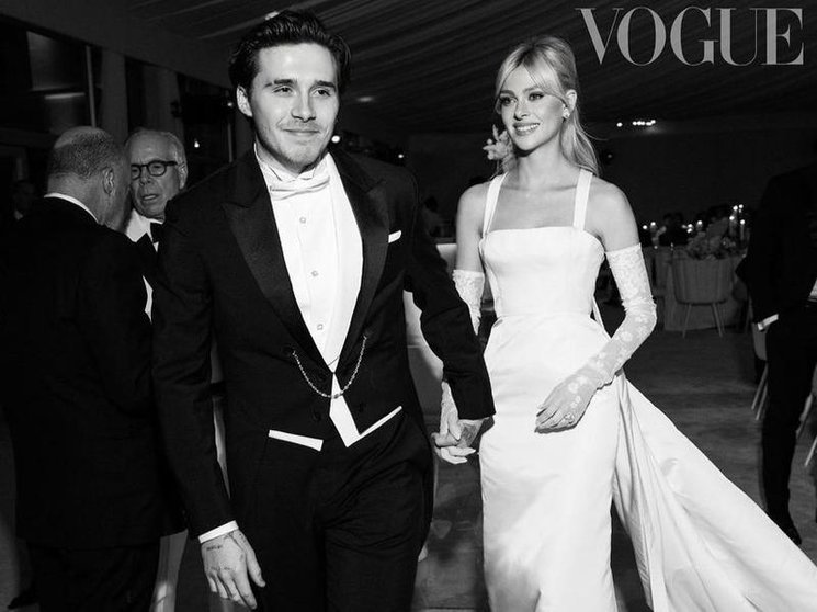 <p> Los recién casados Mr. & Mrs. Peltz Beckham. Fuente Instagram @nicolaannepeltz </p>