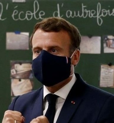 <p> El presidente francés, Emmanuel Macron </p>