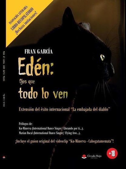 <p> La portada del nuevo libro de Fran García: "Edén, ojos que todo lo ven" </p>