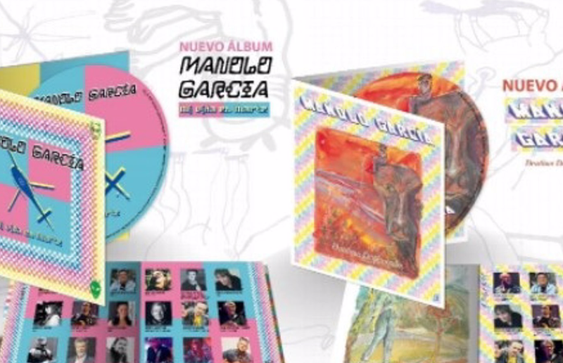 <p> Imagen de los dos nuevos discos de Manolo García, 'Mi Vida en Marte' y 'Desatinos Desplumados' - SONY MUSIC </p>