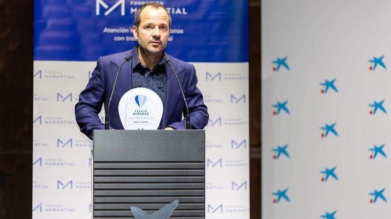 <p> Ángel Martín. Premios Miradas Fundación Manantial. </p>