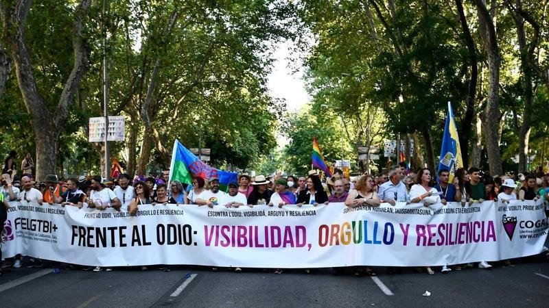 <p> Manifestaciín del Orgullo de Madrid 2022 </p>