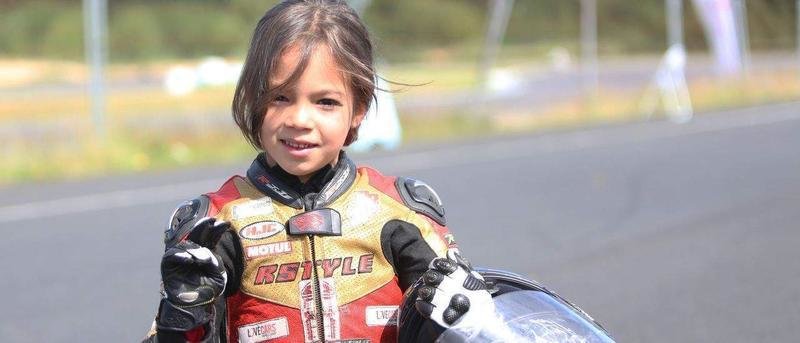 <p> Lucas Piñeiro, el niño prodigio del motociclismo. </p>