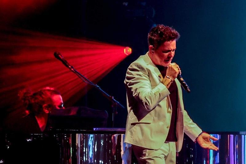 <p> El cantante Alejandro Sanz durante un concierto en el Wanda Metropolitano, a 4 de junio de 2022, en Madrid (España) </p>