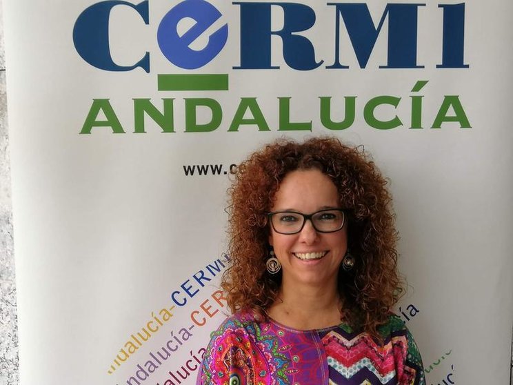 <p> Presidenta de CERMI Andalucía, Marta Castillo. </p>