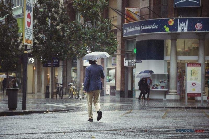 <p> Lluvia en Córdoba. </p>