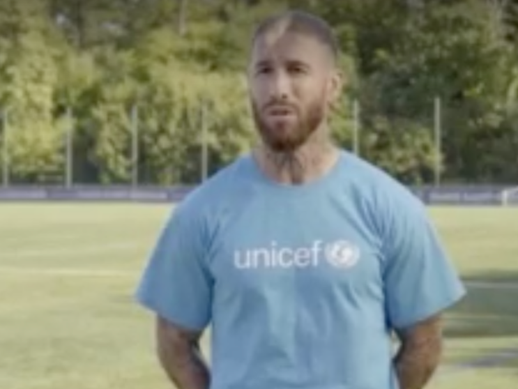  Sergio Ramos para Unicef 