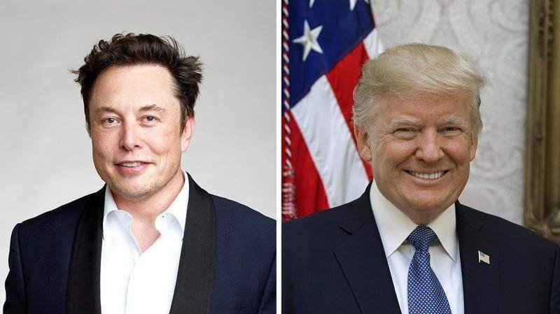  Elon Musk y Donald Trump 