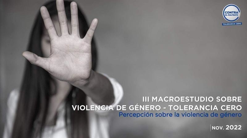  III Macroestudio sobre Violencia de Genero 'Tolerancia Cero'. EP 