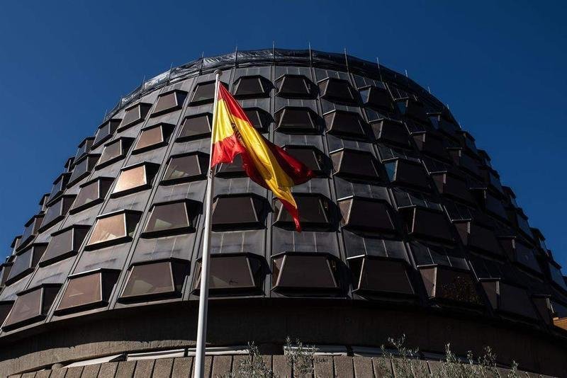  Fachada del Tribunal Constitucional, a 15 de octubre de 2021, en Madrid 