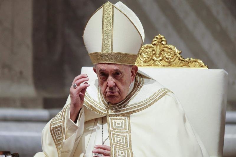  El Papa este sábado 31 de diciembre en la celebración del 'Te Deum' - Evandro Inetti/ZUMA Press Wire/d / DPA 