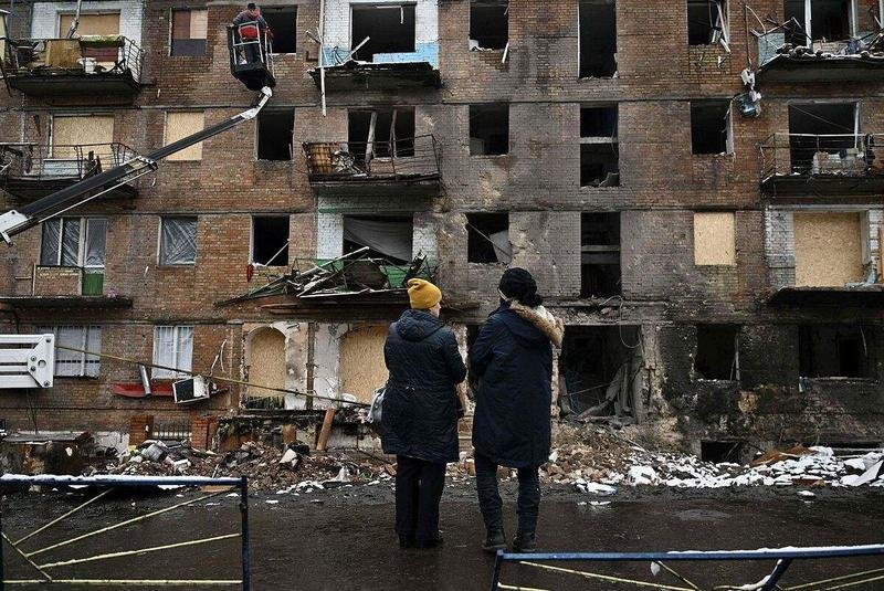  Kiev tras los bombardeos 