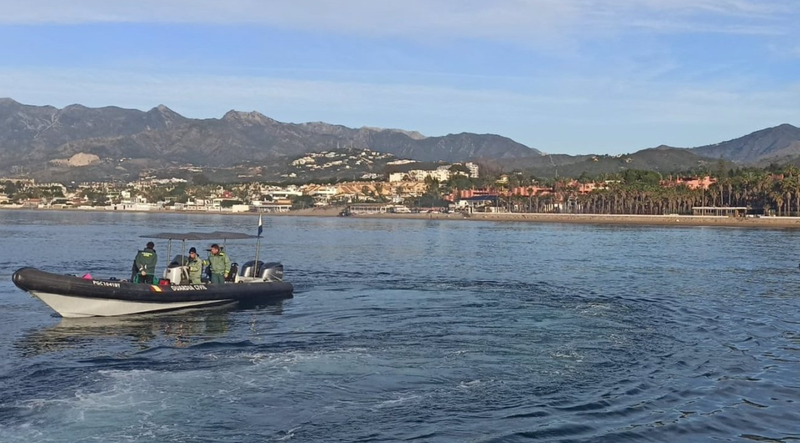  Jornada de búsqueda de los restos de la mujer asesinada y arrojada al mar sin cabeza ni manos en Marbella - GC 