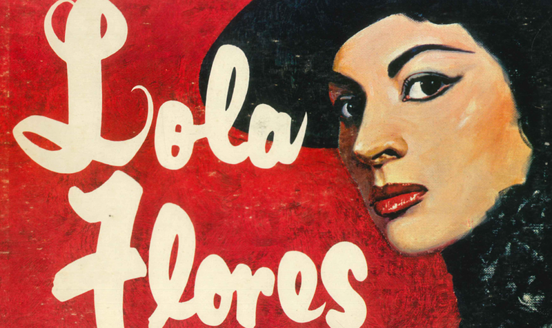  Portada de un disco de Lola Flores expuesto en la muestra del Centro Andaluz de Documentación del Flamenco, con motivo del centenario del nacimiento de 'La Faraona' 