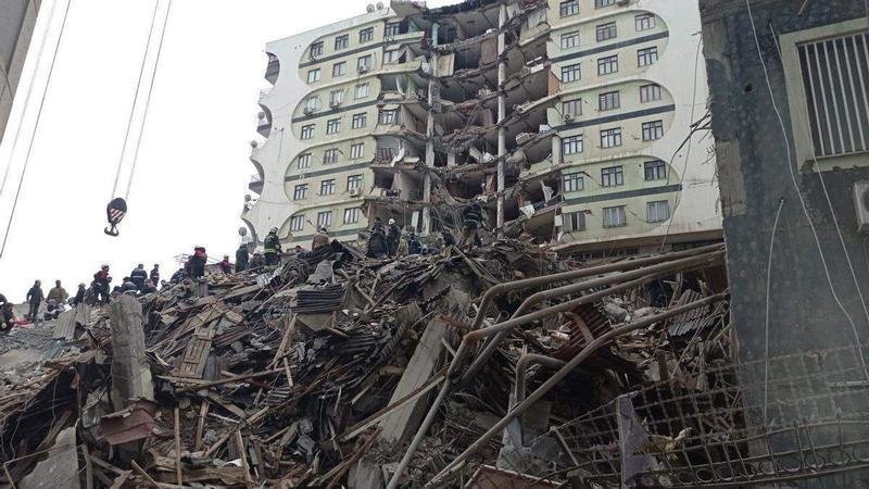  Escombros ocasionados por el terremoto de Turquía y Siria 