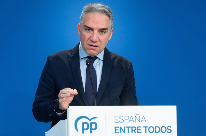  El coordinador general del PP y director de Campaña, Elías Bendodo, en una imagen de archivo - Gustavo Valiente - Europa Press 