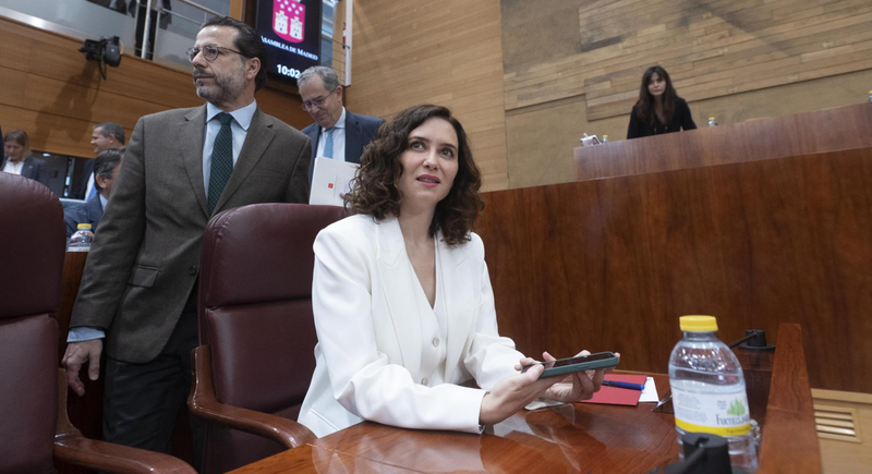  La presidenta de la Comunidad de Madrid, Isabel Díaz Ayuso. - Alberto Ortega - Europa Press 