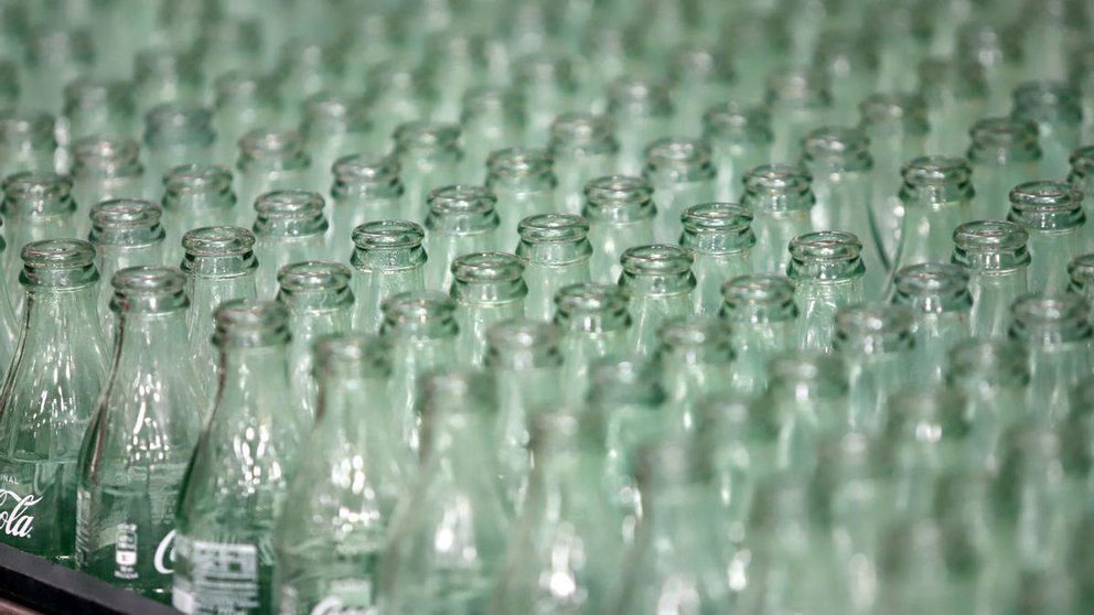  Botellas de vidrio de Coca-Cola vacías 