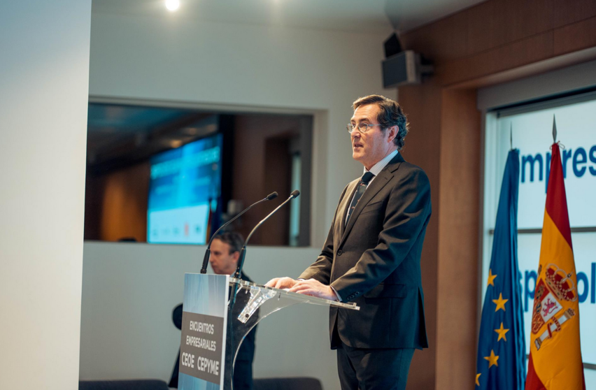  El presidente de CEOE, Antonio Garamendi - Gabriel Luengas - Europa Press 