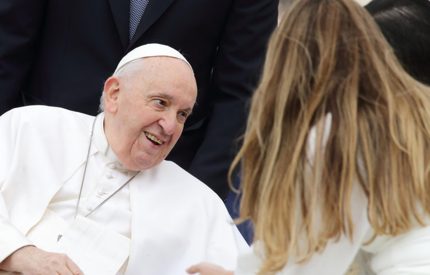  Archivo - 08 March 2023, Vatican, Vatican City: Pope Francis meets with attendees during weekly general audience at St. Peter's square in The Vatican. Photo: Evandro Inetti/ZUMA Press Wire/dpa - Evandro Inetti/Zuma Press Wire/D / Dpa - Archivo 