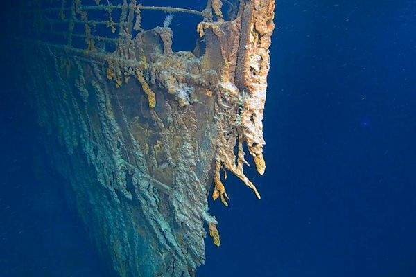  El Titanic hundido 