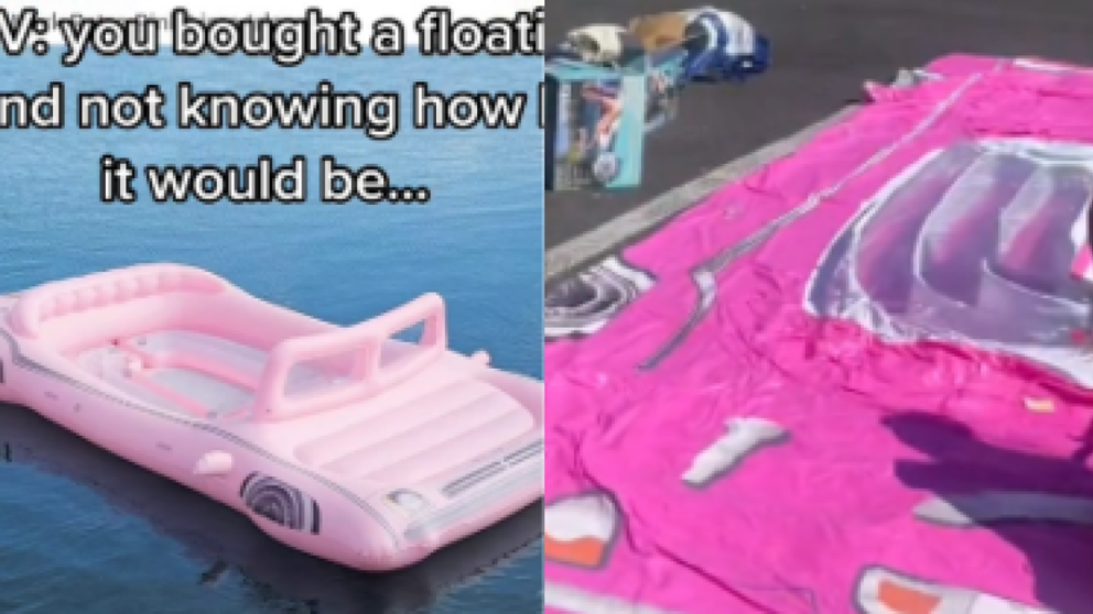 Flotador del "coche de la Barbie" - LA VANGUARDIA 
