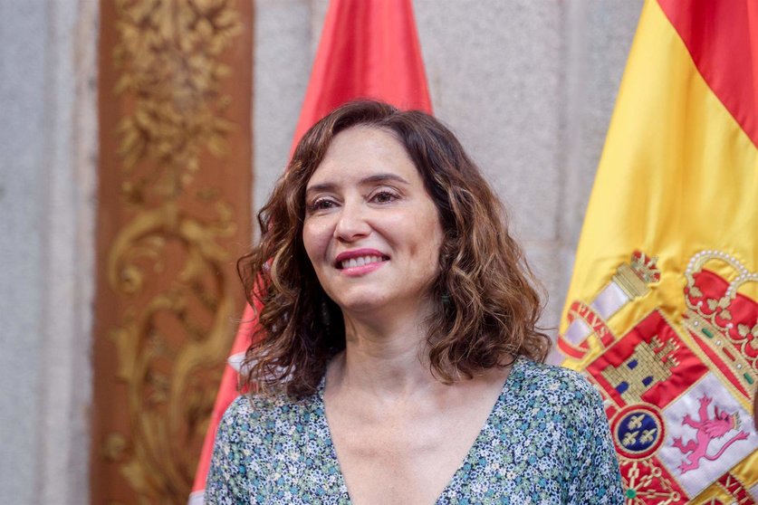  La presidenta de la Comunidad de Madrid, Isabel Díaz Ayuso 