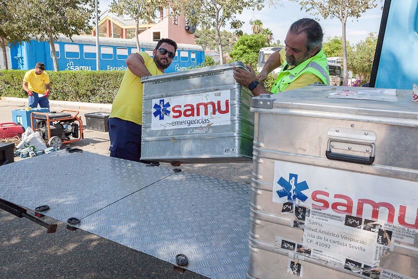  La misión SAMU llega a Marruecos 