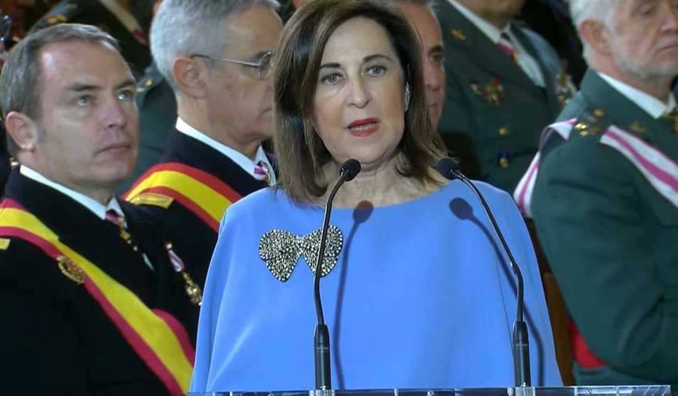  Discurso de la ministra de Defensa, Margarita Robles, en el acto de la Pascua Militar el 6 de enero de 2024 en Madrid - EUROPA PRESS 
