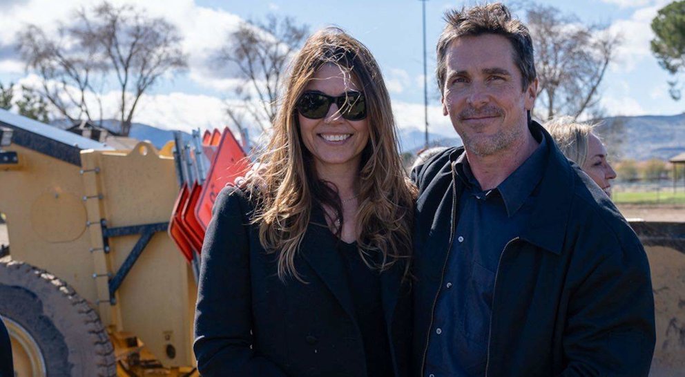  Christian Bale y su mujer en California 