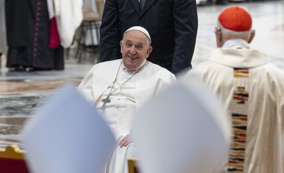  El Papa en la Misa Crismal de Jueves Santo - Stefano Costantino / Zuma Press / ContactoPhoto 