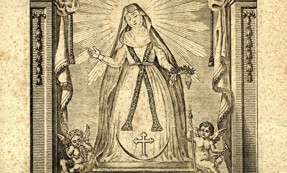  Grabado de la Virgen de la Soledad. 