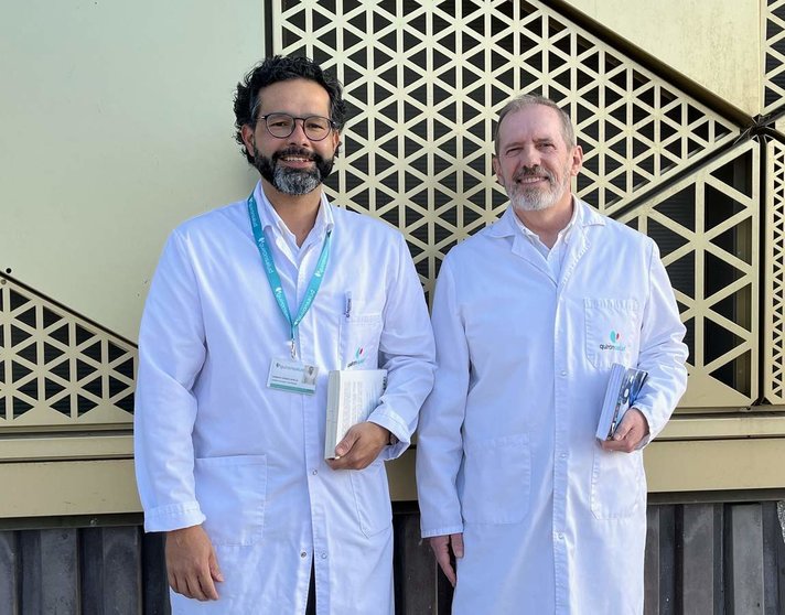  De izquierda a derecha, los doctores Ernesto Orozco y Francisco Lara, jefes de servicio de Neurología y Psicología Clínica, respectivamente, del Hospital Quirónsalud Córdoba 