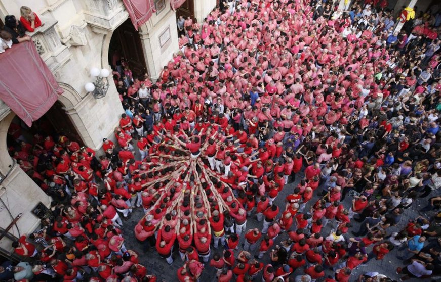 'Diada Castellera' En Valls (Tarragona) - PERE TODA - URV 