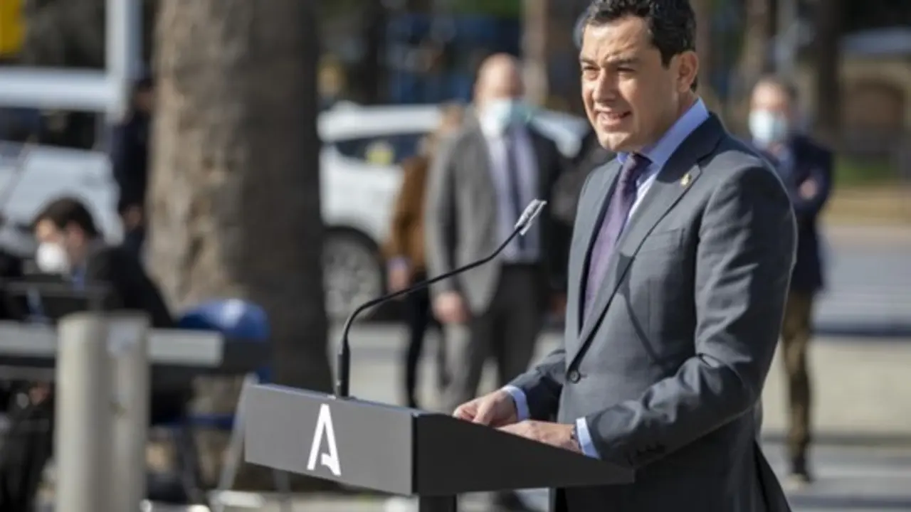  Juanma Moreno, presidente de la Junta en sus declaraciones. 