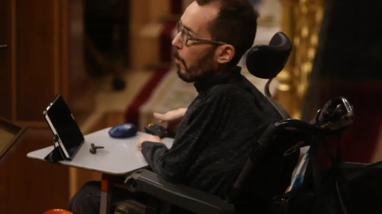  El portavoz de Unidas Podemos en el Congreso, Pablo Echenique. 