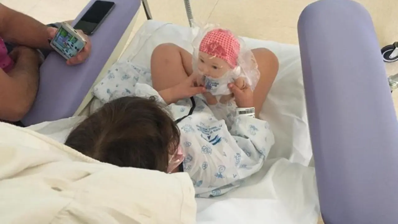  Los ni&ntilde;os tambi&eacute;n han recibido un baby pel&oacute;n 