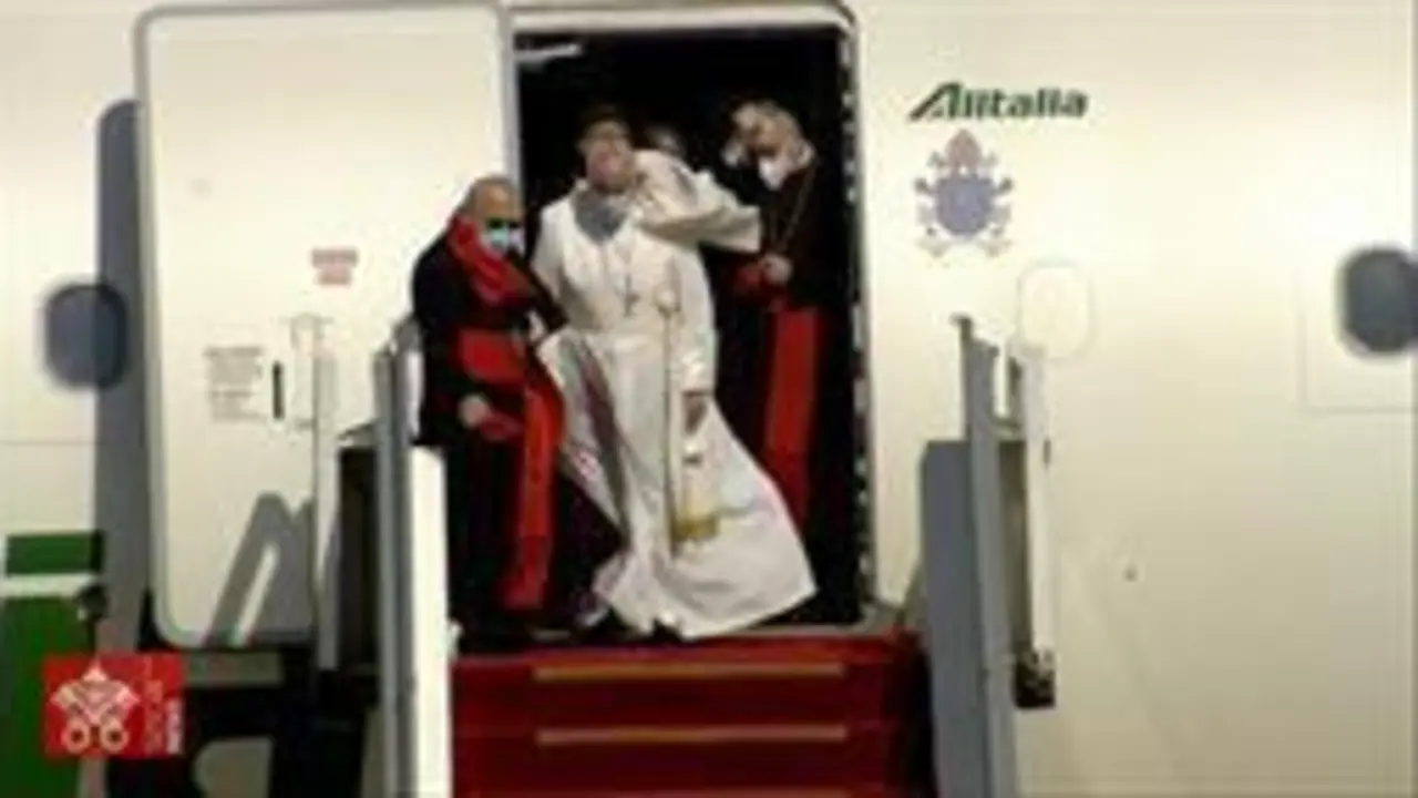  El Papa a su llegada a Bagdad (Irak) - VATICANO 