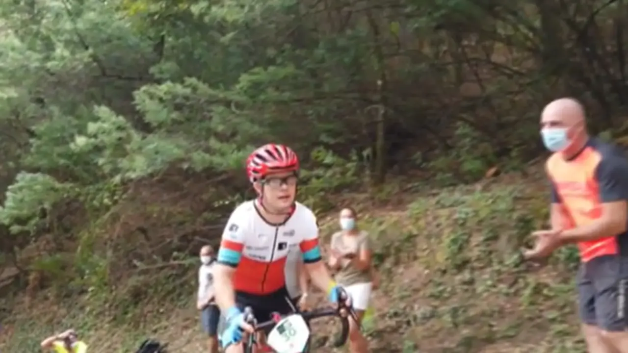  Una cuesta durante la carrera 